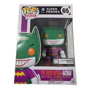 Funko Pop The Joker Batman-Batman #65 Vinyl Figure Loot Crate‎ Exclusive New